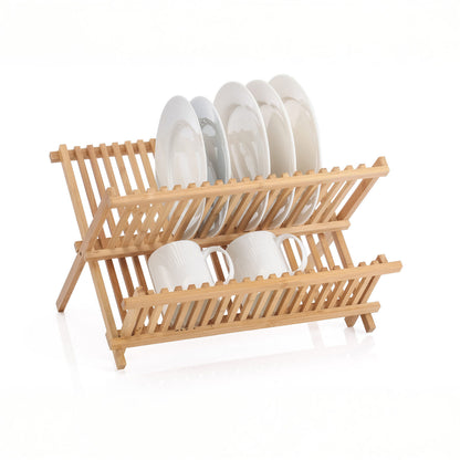 2 Tier Bamboo Dish Rack V196-BDR42