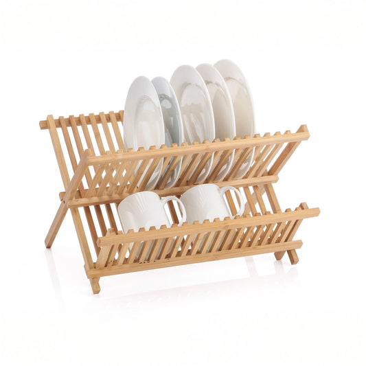 2 Tier Bamboo Dish Rack V196-BDR42
