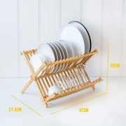 2 Tier Bamboo Dish Rack V196-BDR42