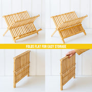 2 Tier Bamboo Dish Rack V196-BDR42