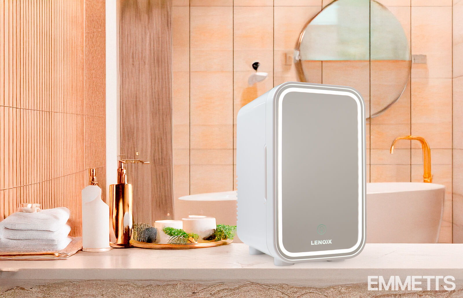 6L Touch Operated Beauty, Cosmetics & Skincare Fridge V196-BF666