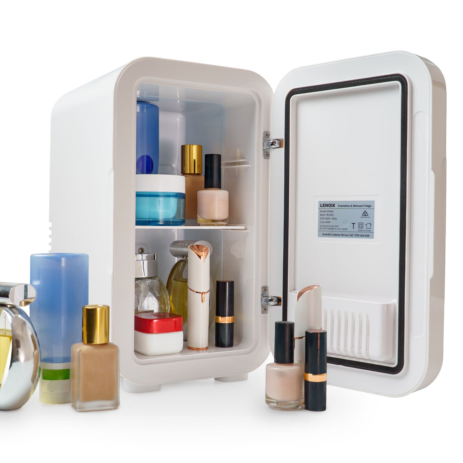 6L Touch Operated Beauty, Cosmetics & Skincare Fridge V196-BF666