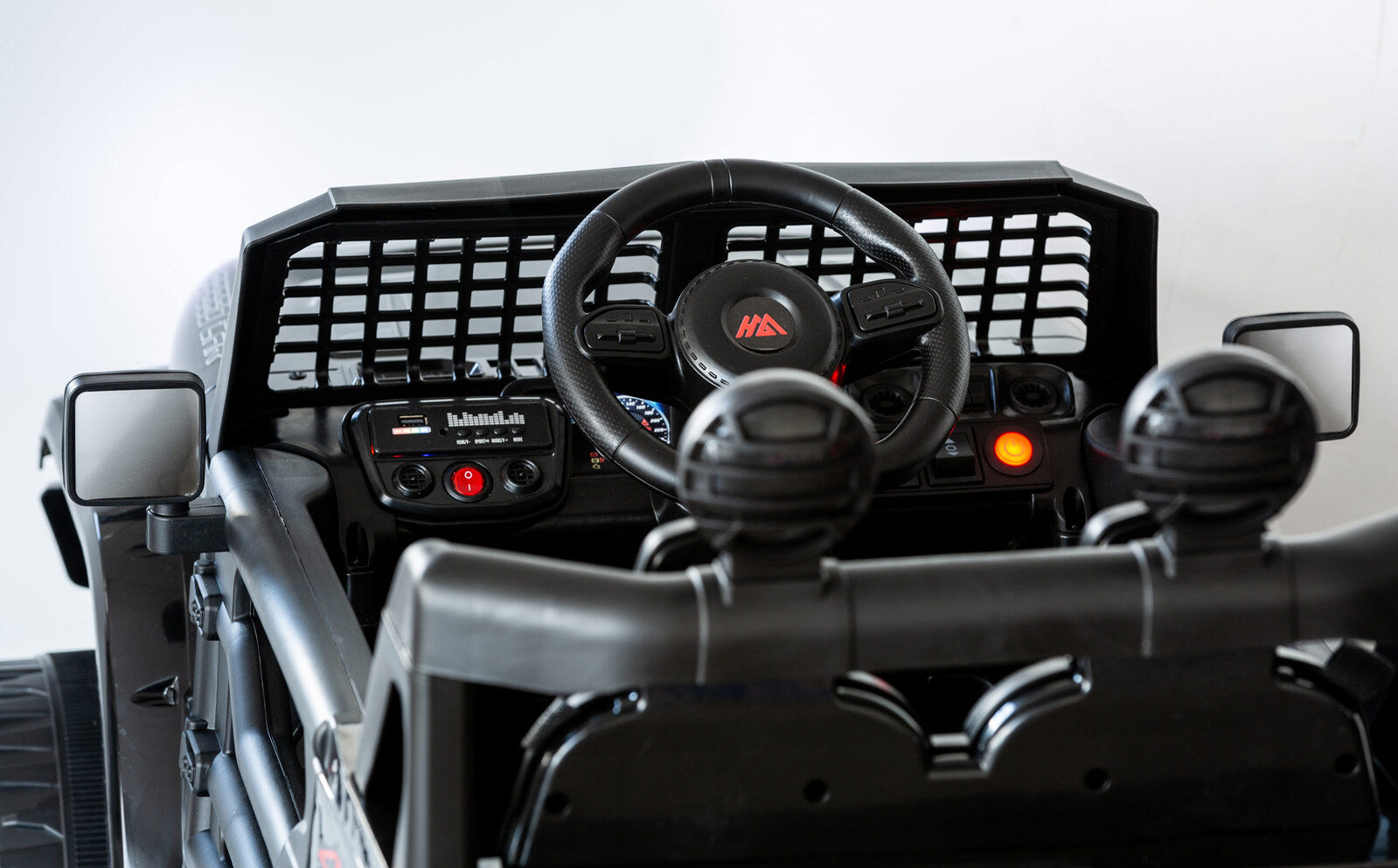 Jeep Inspired Remote Controlled Ride-on Electric Car (Black) V196-BHM6588B