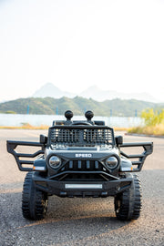 Jeep Inspired Remote Controlled Ride-on Electric Car (Black) V196-BHM6588B