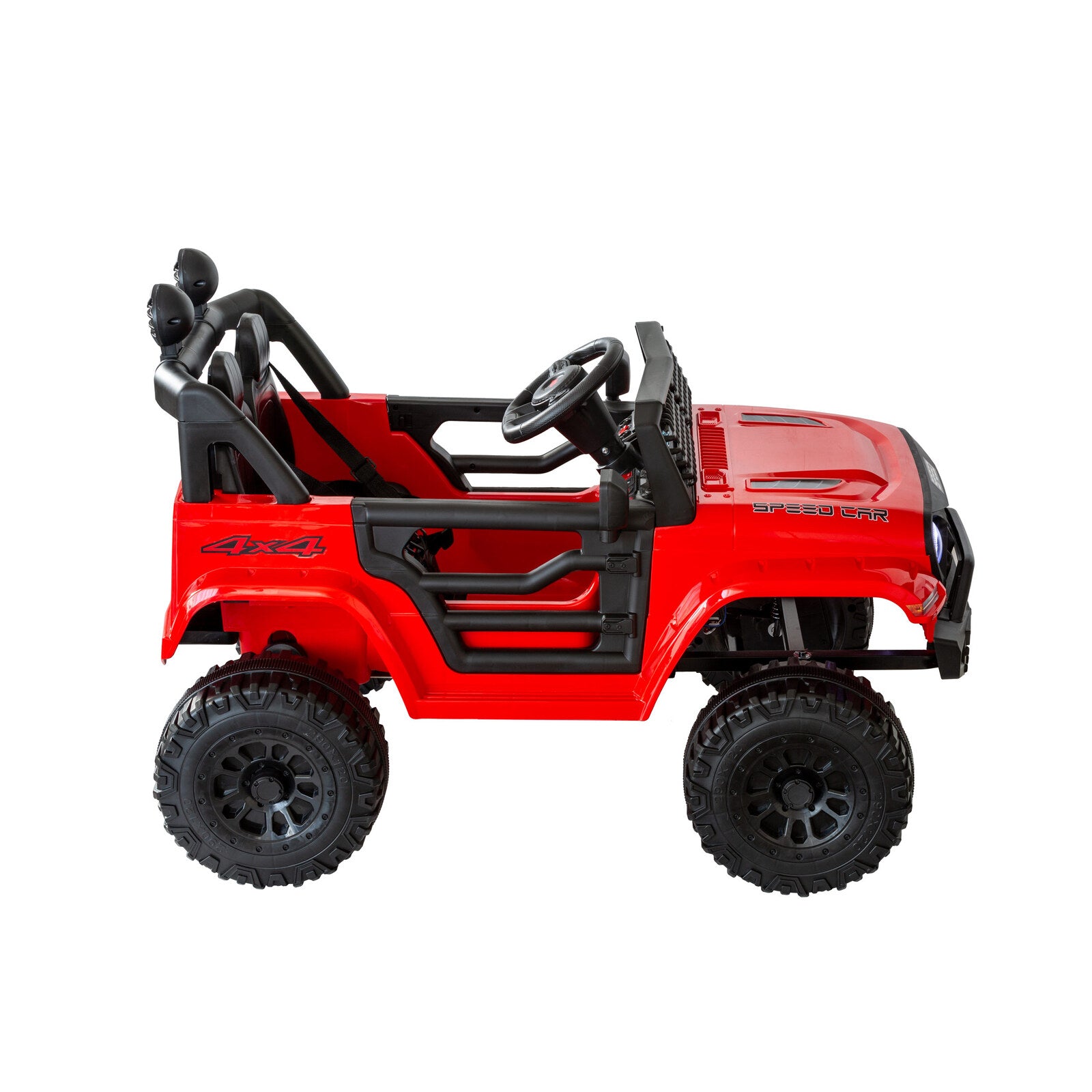Jeep Inspired Remote Controlled Ride-on Electric Car (Red) V196-BHM6588R