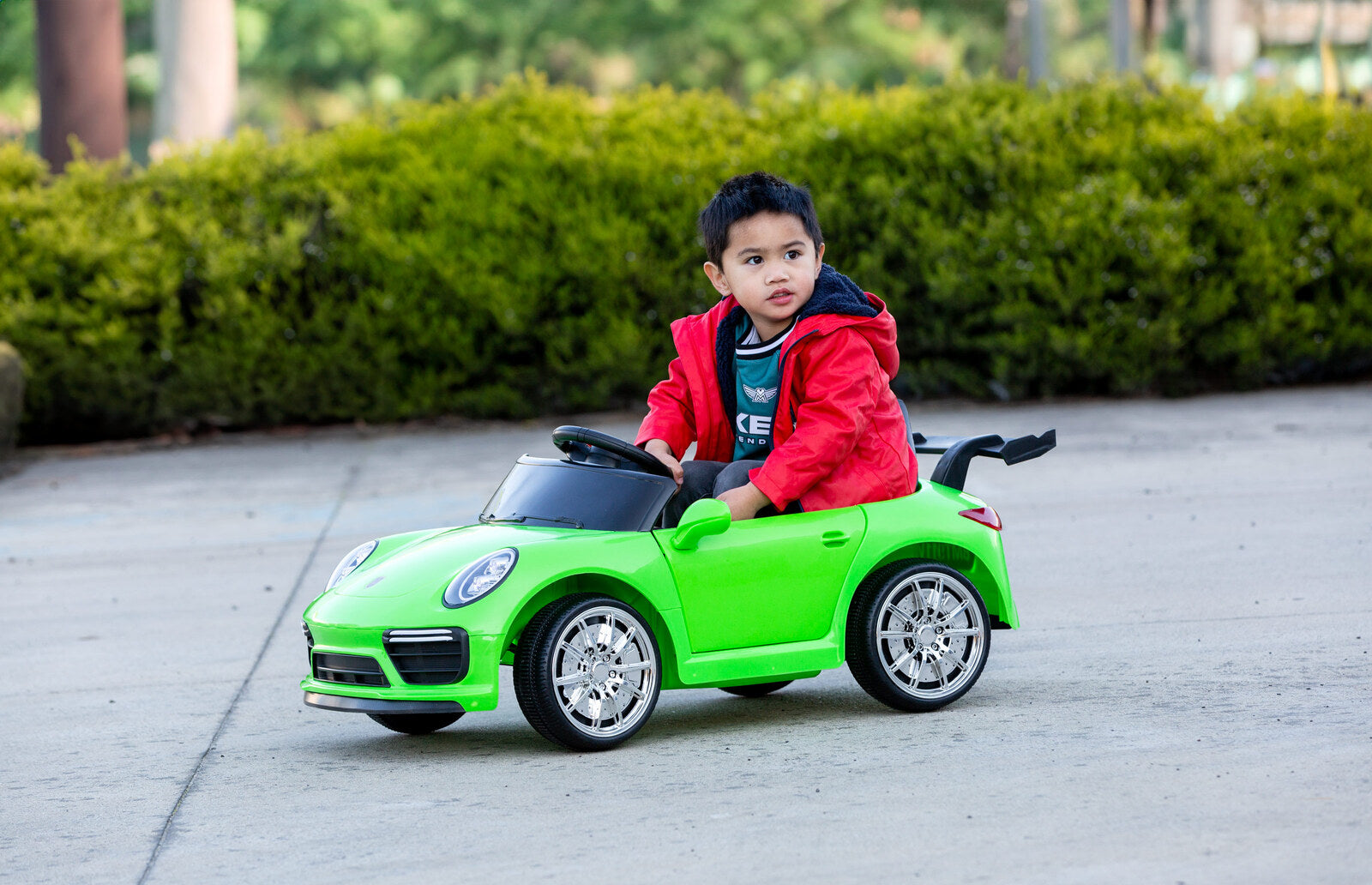 Porsche-inspired Design Ride-on (Green) Electric Car with Parental Remote Control V196-BMT911W