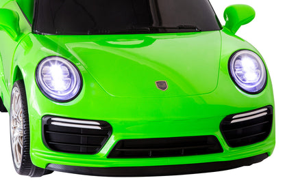 Porsche-inspired Design Ride-on (Green) Electric Car with Parental Remote Control V196-BMT911W
