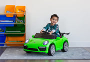 Porsche-inspired Design Ride-on (Green) Electric Car with Parental Remote Control V196-BMT911W