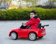 Mercedes-inspired Design Ride-on (Red) Electric Car with Parental Remote Control V196-BMT919W
