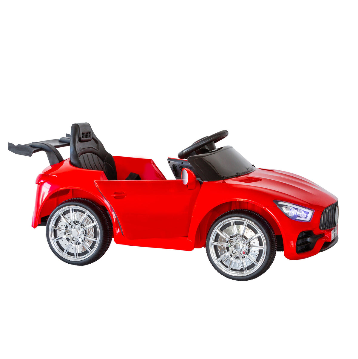Mercedes-inspired Design Ride-on (Red) Electric Car with Parental Remote Control V196-BMT919W
