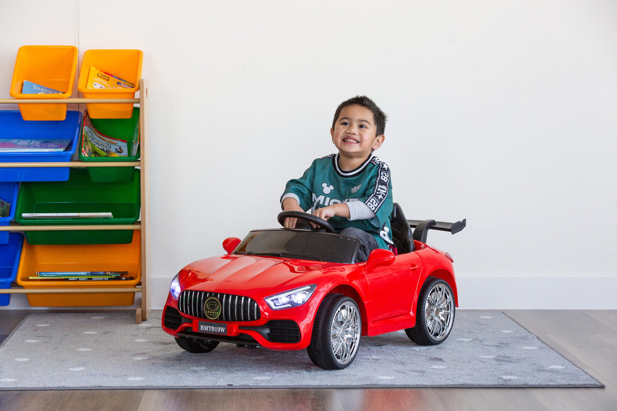 Mercedes-inspired Design Ride-on (Red) Electric Car with Parental Remote Control V196-BMT919W