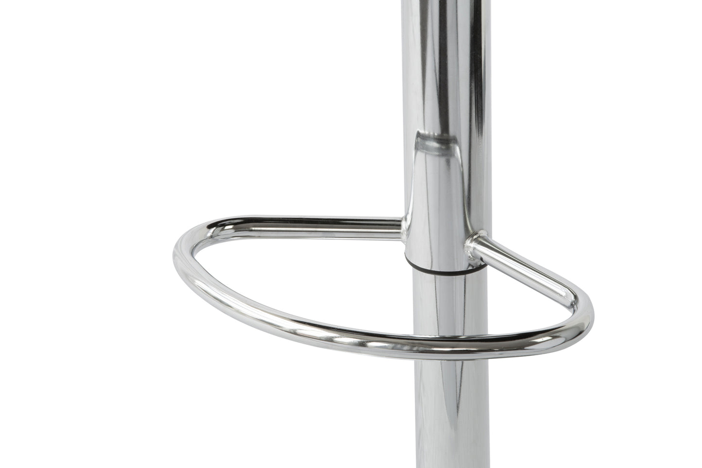 2 Comfortable Bar Stools (White) w/ Adjustable Height, 90-112cm V196-BS520W
