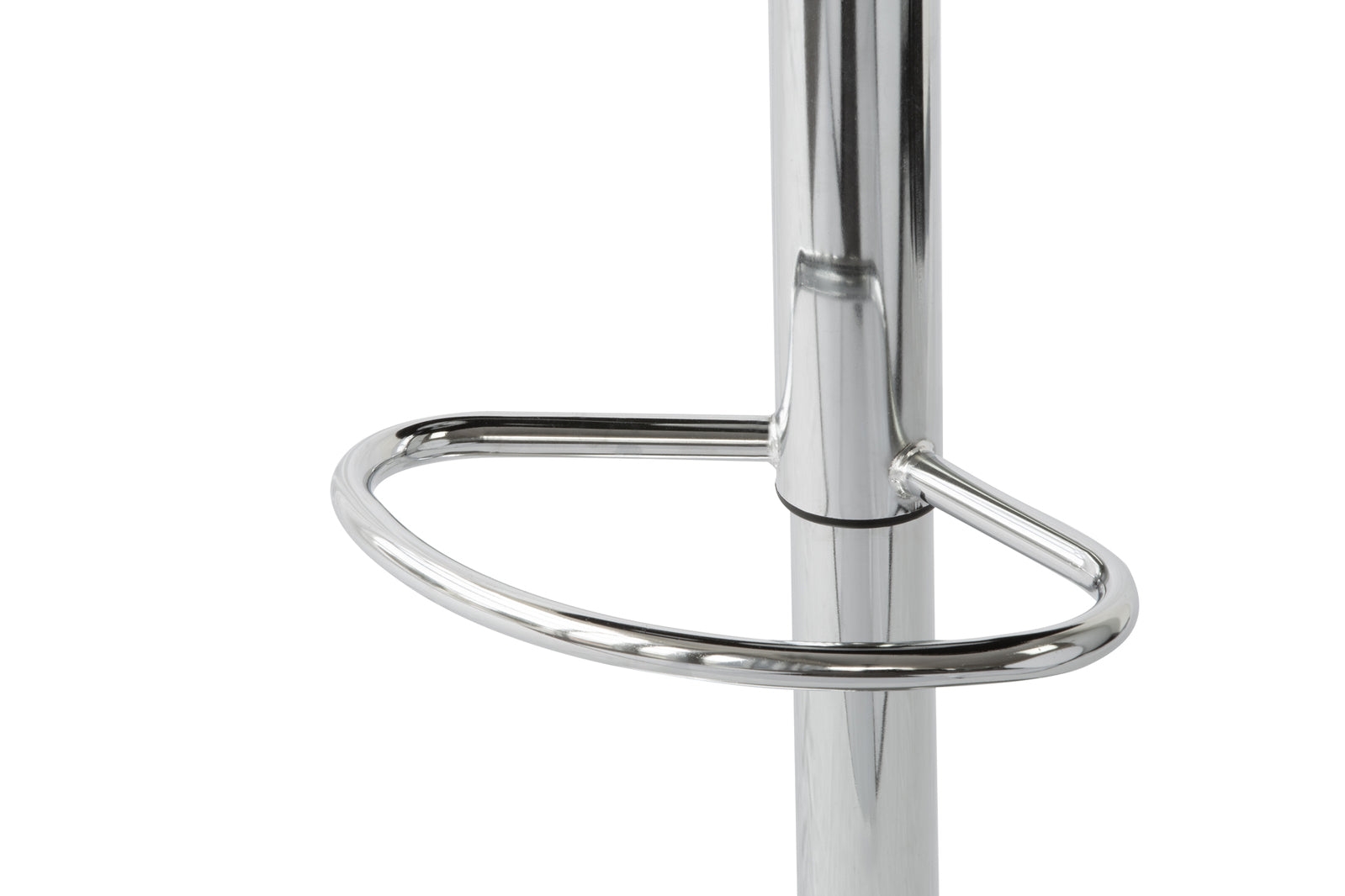 2 Diamond Style Padded Leather Barstools (White) w/ Adjustable Height V196-BS524W_K