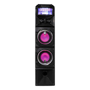 LED Stage Lights Portable Wireless Streaming Speaker with 80W RMS V196-BT9350