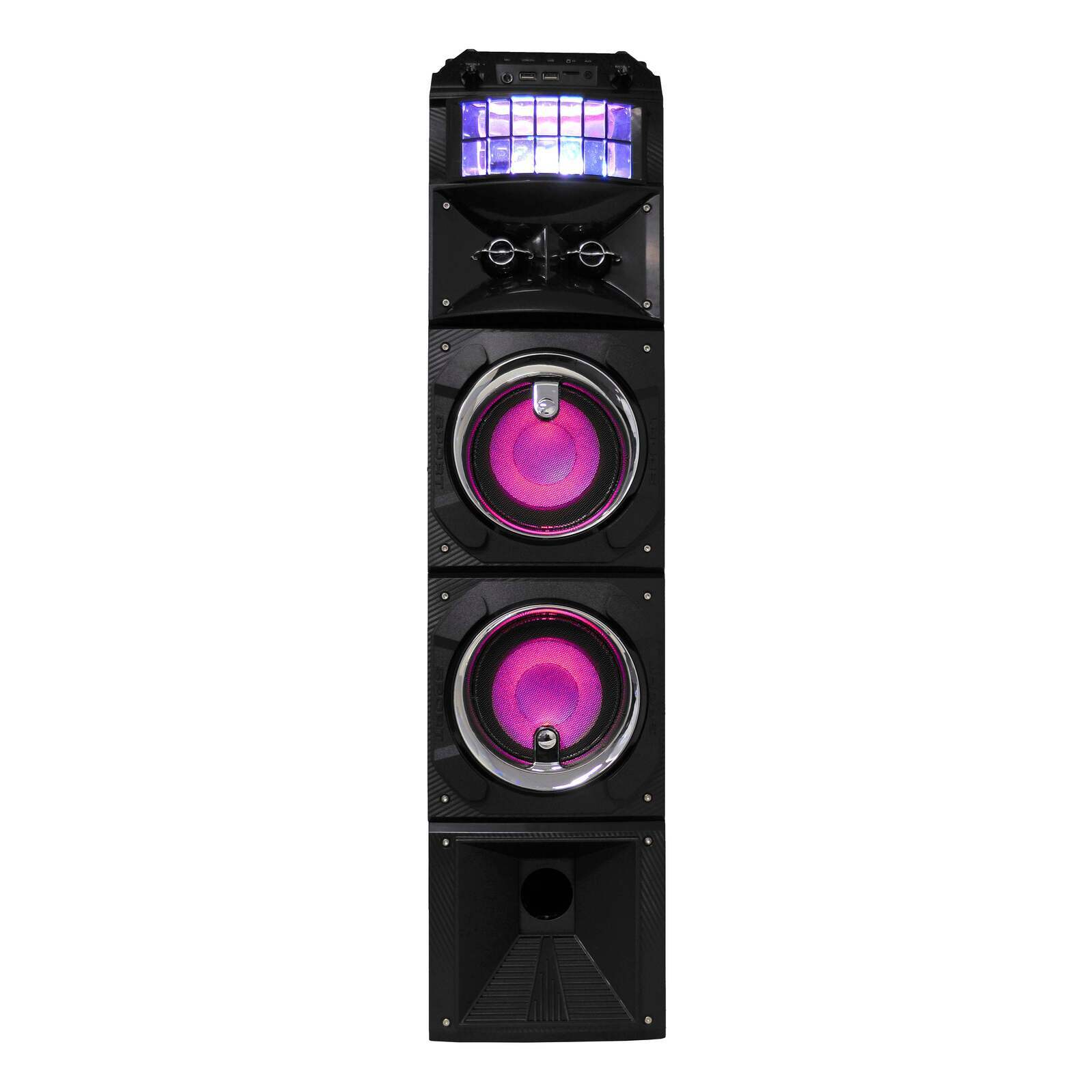 LED Stage Lights Portable Wireless Streaming Speaker with 80W RMS V196-BT9350