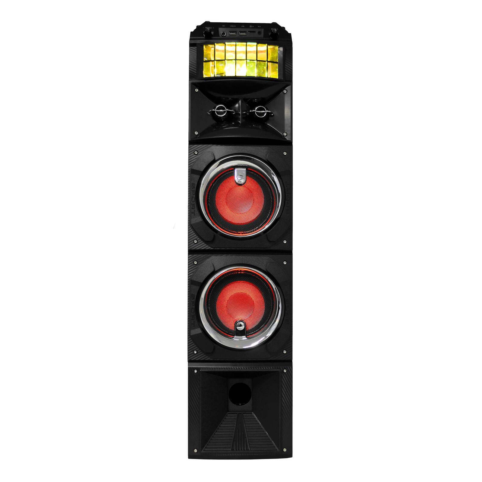 LED Stage Lights Portable Wireless Streaming Speaker with 80W RMS V196-BT9350