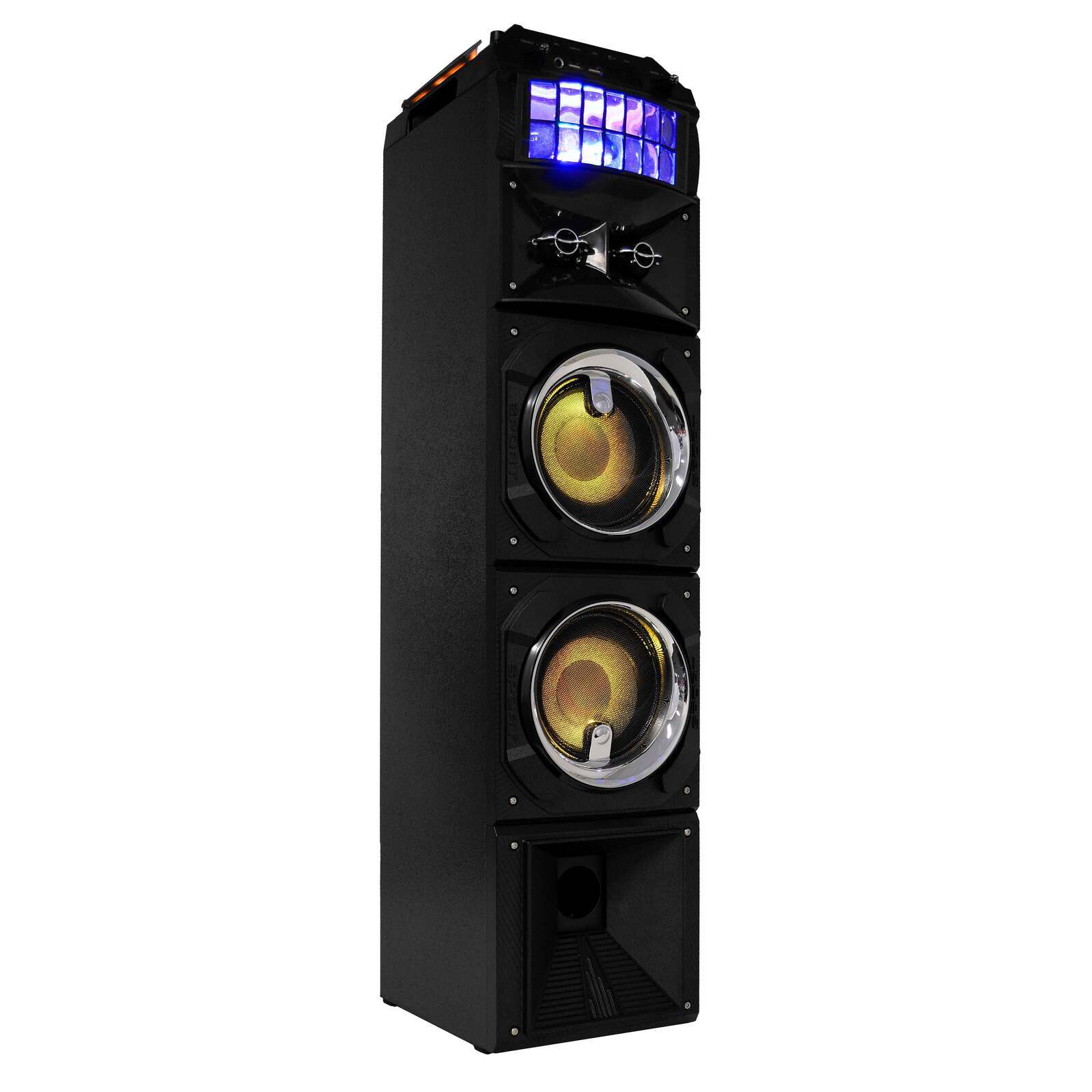 LED Stage Lights Portable Wireless Streaming Speaker with 80W RMS V196-BT9350
