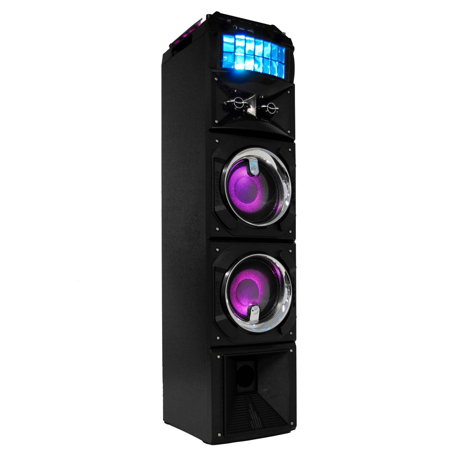 LED Stage Lights Portable Wireless Streaming Speaker with 80W RMS V196-BT9350