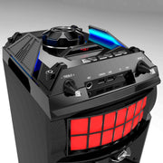 LED Stage Lights Portable Wireless Streaming Speaker with 80W RMS V196-BT9350