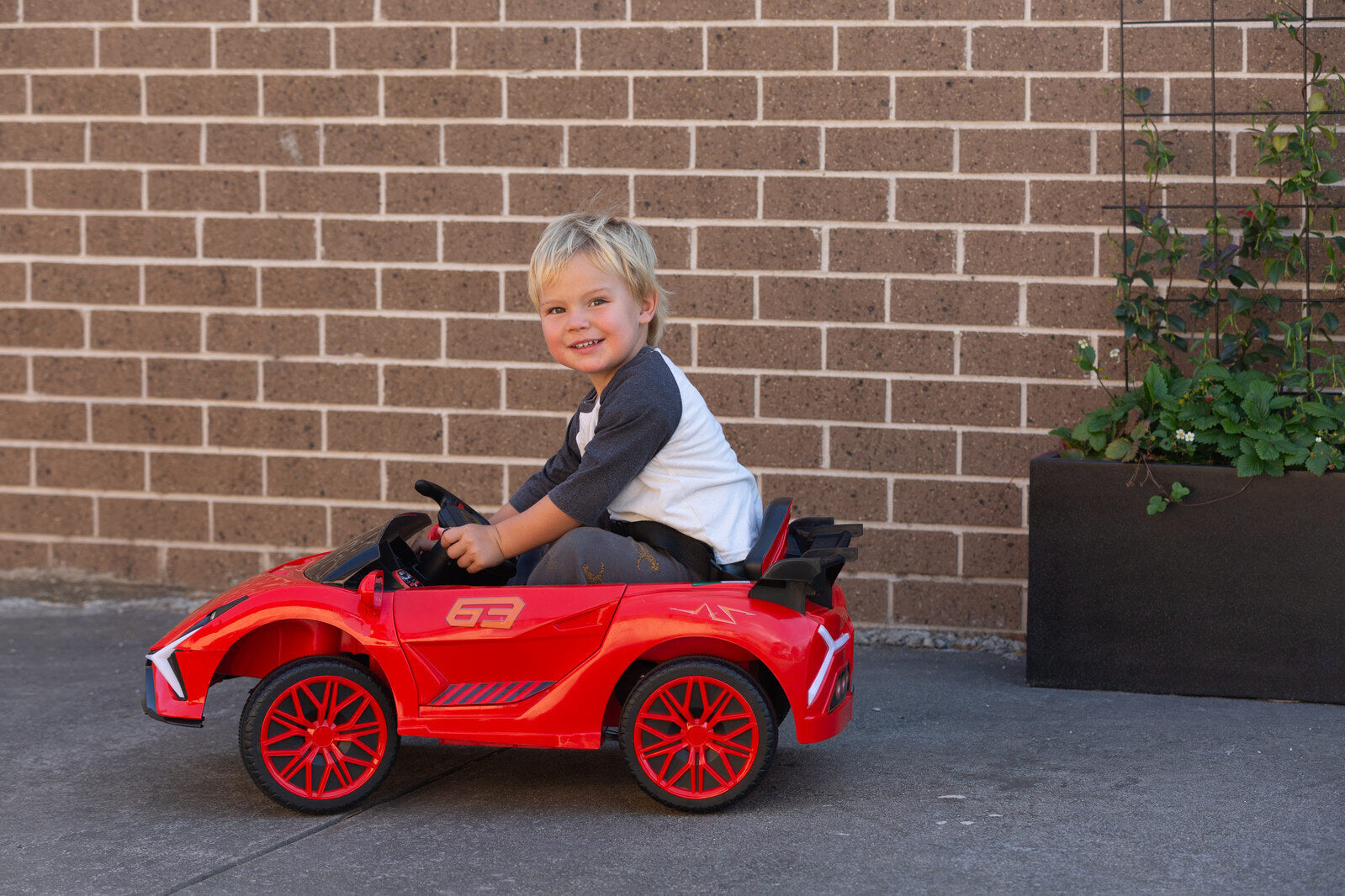 Ferrari Inspired 12V Ride-on Electric Car with Remote Control - Red V196-BZL909
