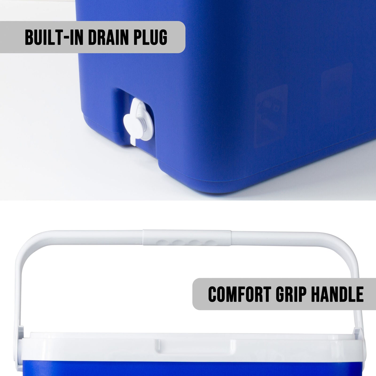 33L Portable Cooler Box Ice Chest for Picnic, Camping, Fishing, Caravan V196-CB33