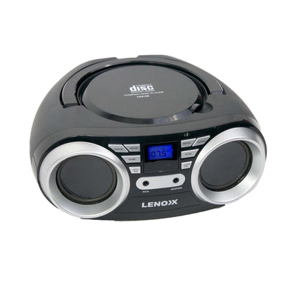 Portable CD Player (Black) 4W Speaker with FM Radio & AUX In V196-CD813B