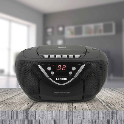 Portable CD/Cassette Player with AM/FM Radio Speaker V196-CD815