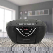 Portable CD/Cassette Player with AM/FM Radio Speaker V196-CD815