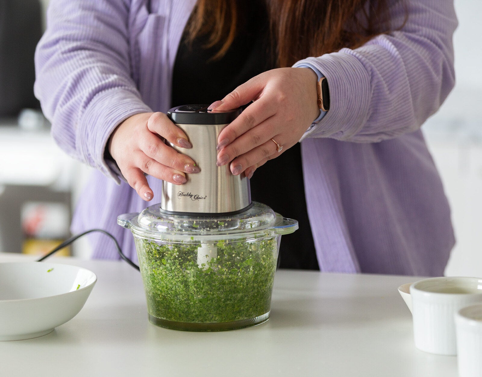 Large Powerful Food Chopper/ Stainless Steel/ 2kg Capacity/ 300W V196-CH200