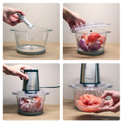 Large Powerful Food Chopper/ Stainless Steel/ 2kg Capacity/ 300W V196-CH200