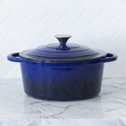26cm Enamelled Cast Iron French Oven Casserole (4.7L) - Blue V196-CIC26B