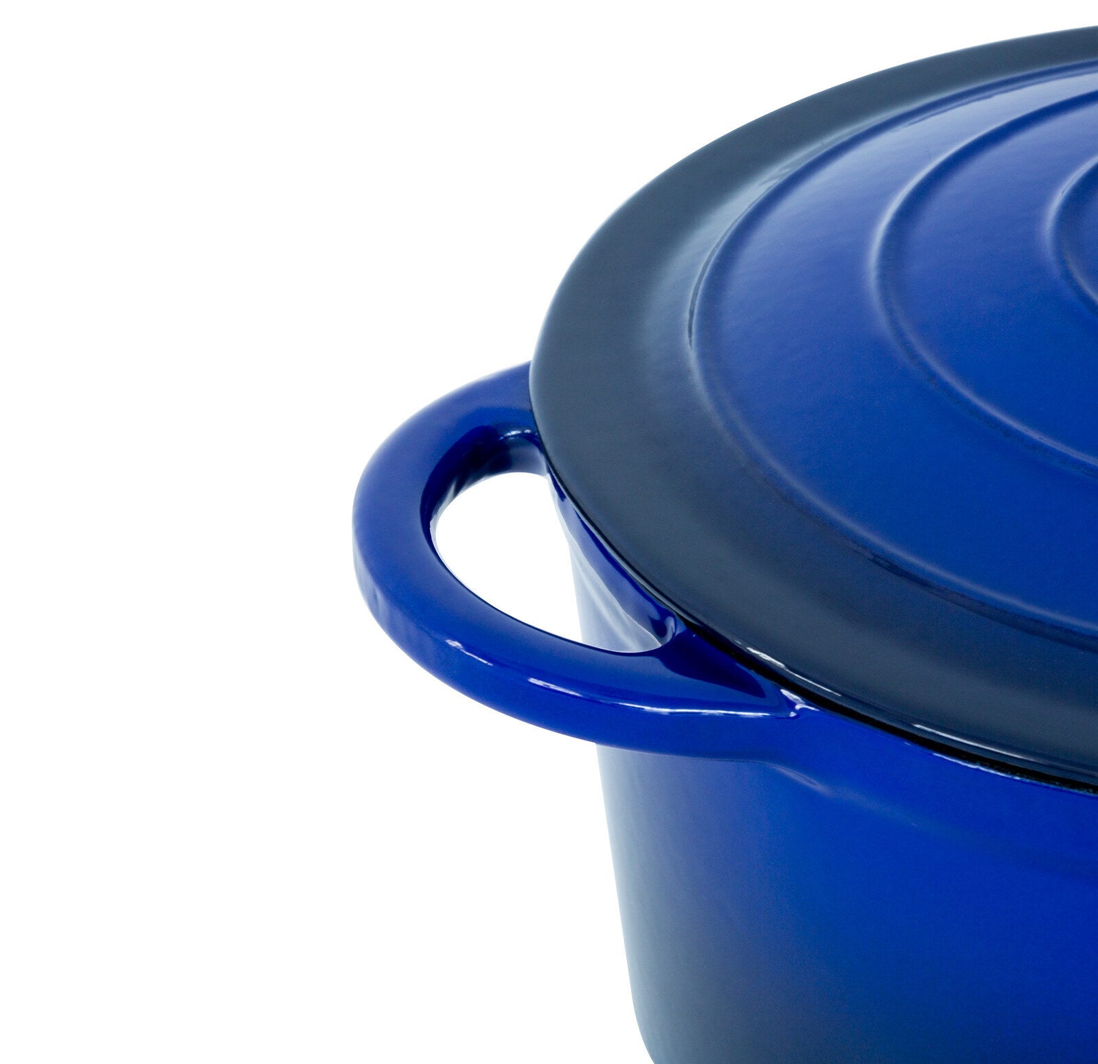 26cm Enamelled Cast Iron French Oven Casserole (4.7L) - Blue V196-CIC26B