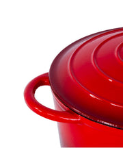 26cm Enamelled Cast Iron French Oven Casserole (4.7L) - Red V196-CIC26R