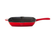 Enamelled Cast Iron Square Grill Pan (44 x 30 x 4.7 cm) - Red V196-CIFP03