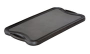 Oil-seasoned Ready to use 50.7x25.8cm Reversible Cast Iron Grill - Black V196-CIGP05