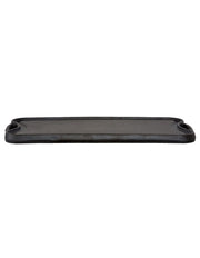 Oil-seasoned Ready to use 50.7x25.8cm Reversible Cast Iron Grill - Black V196-CIGP05