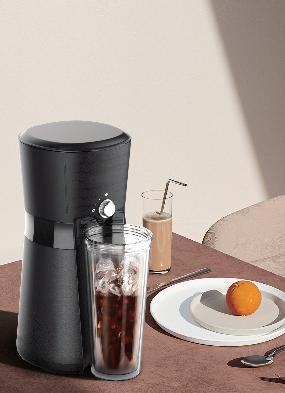 Digital Iced Coffee Maker w/ 10oz, Reusable Cup & Straw Included V196-CM300