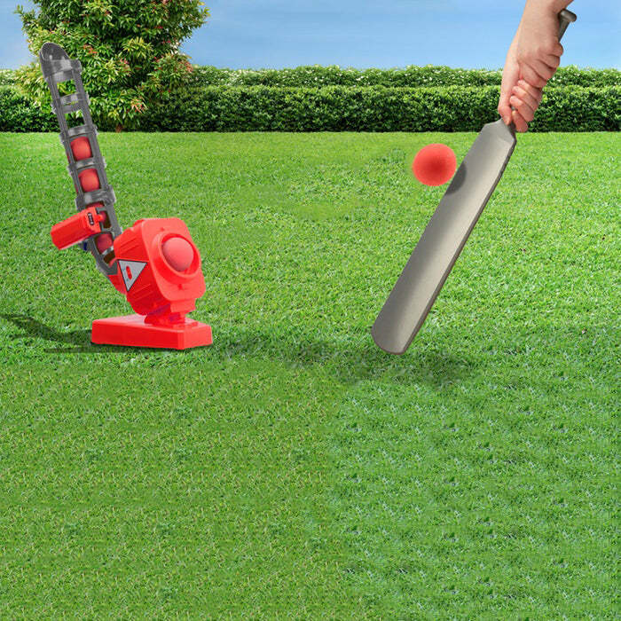 Cricket Ball Pitcher w/ Adjustable Pitching Angles & 5 Ball Capacity V196-CP100