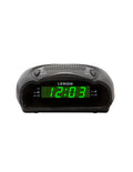 AM/FM Alarm Clock & Radio w/ Green LED Time Numbering V196-CR21