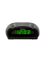 AM/FM Alarm Clock & Radio w/ Green LED Time Numbering V196-CR21