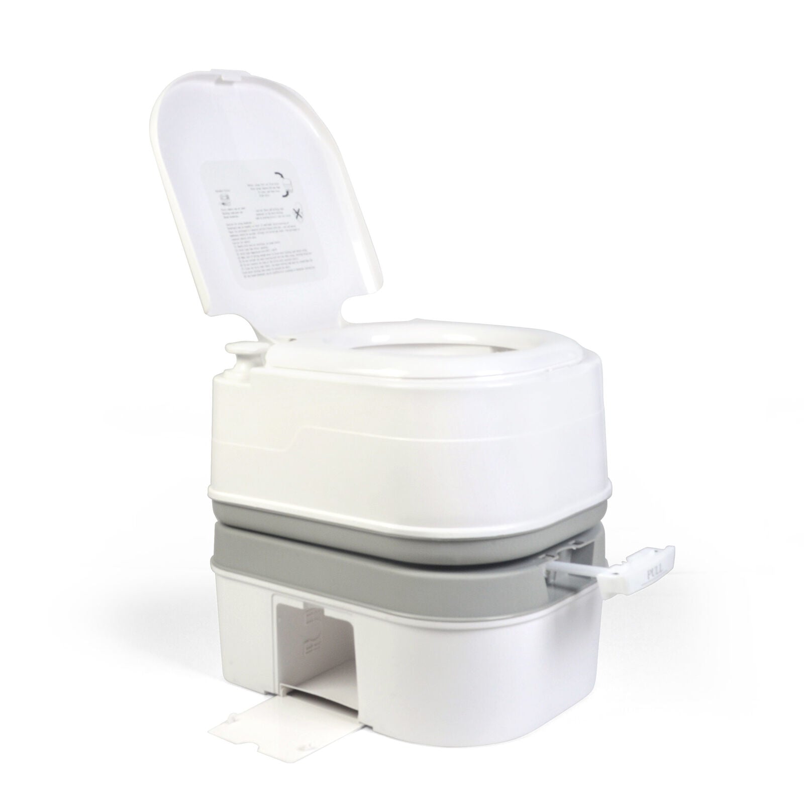 24L Portable Camping, Caravanning Toilet with Odour-Resistant Seal V196-CT24