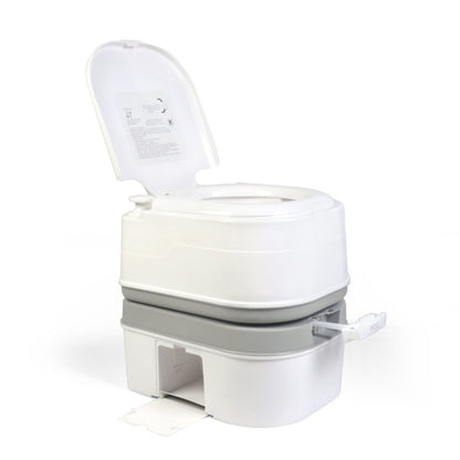 24L Portable Camping, Caravanning Toilet with Odour-Resistant Seal V196-CT24