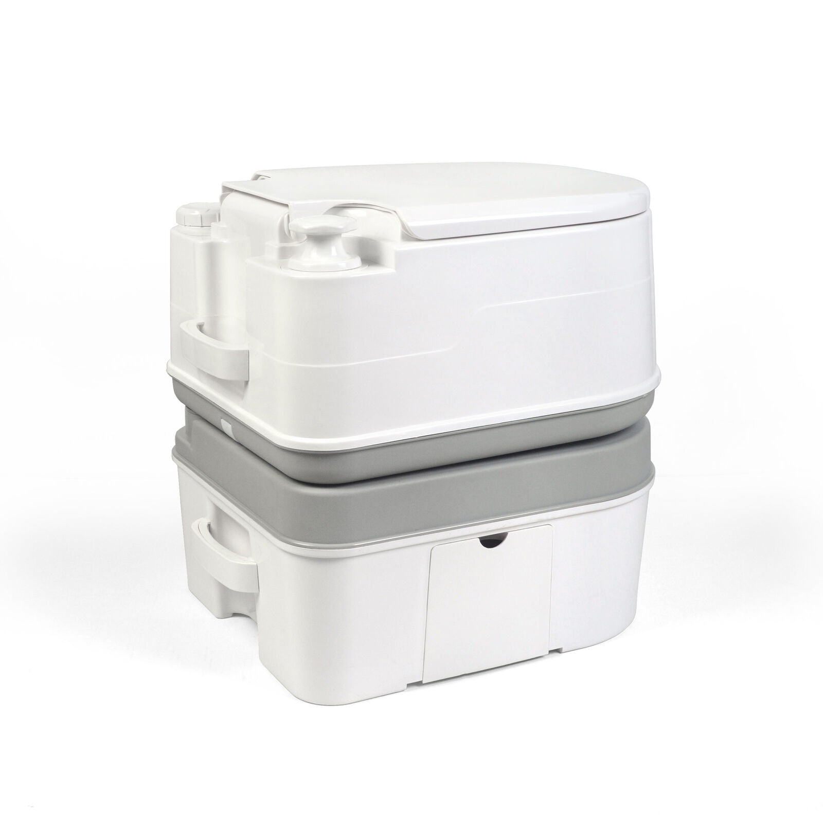24L Portable Camping, Caravanning Toilet with Odour-Resistant Seal V196-CT24