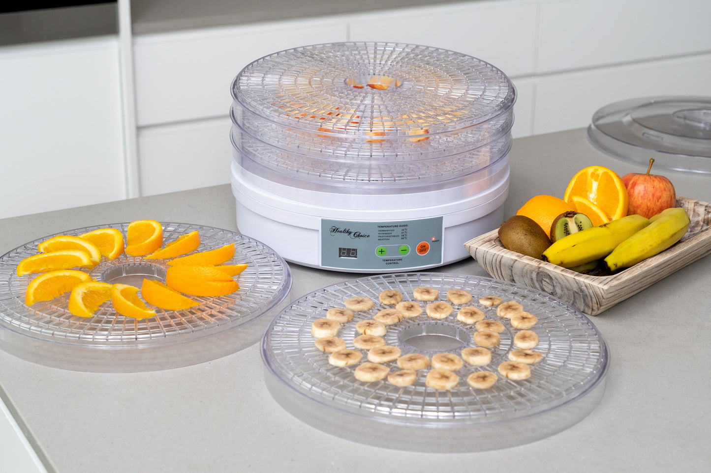European Design Food Dehydrator/ Preserver w/ 2 Power Levels V196-FD1211D