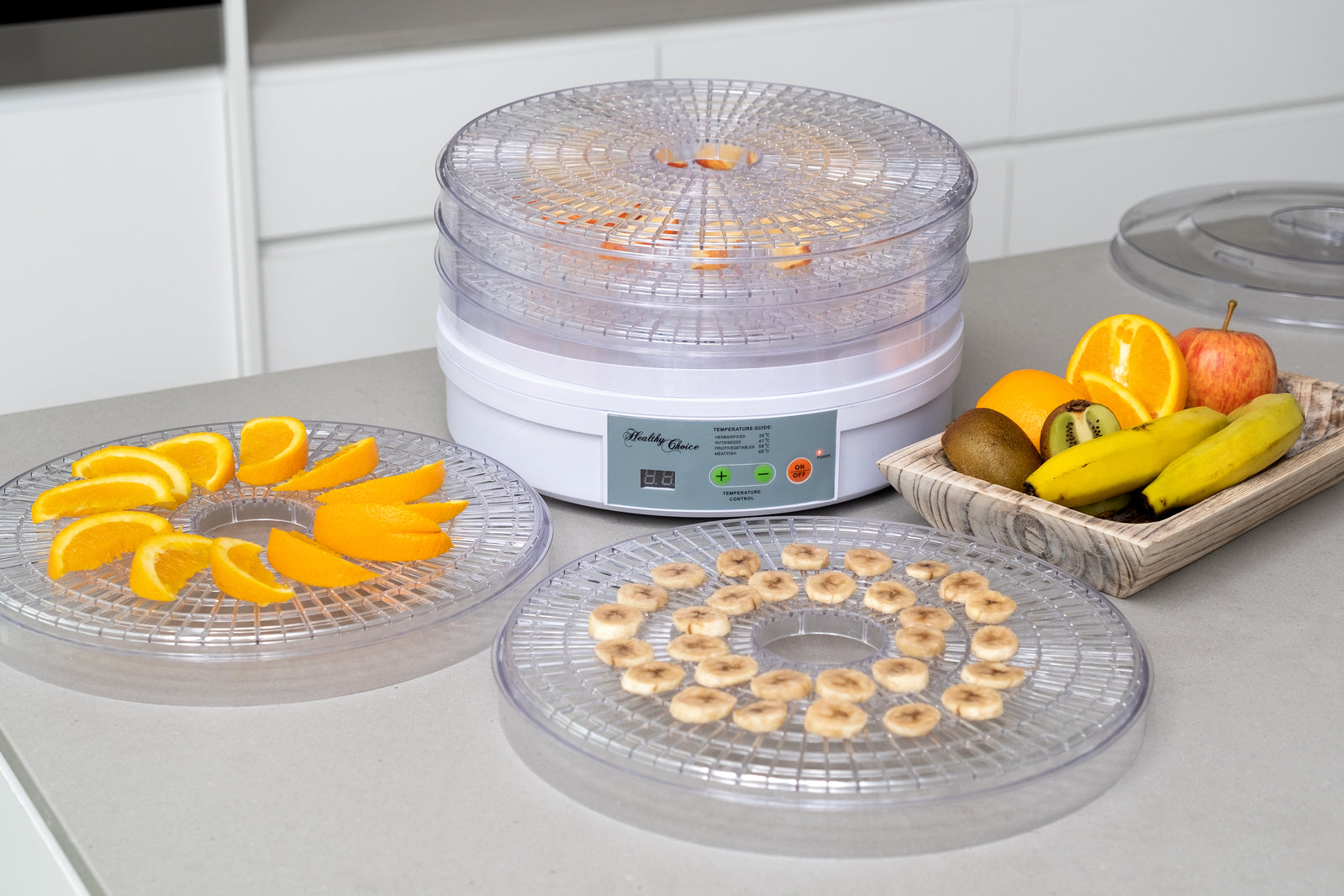 European Design Food Dehydrator/ Preserver w/ 2 Power Levels V196-FD1211D