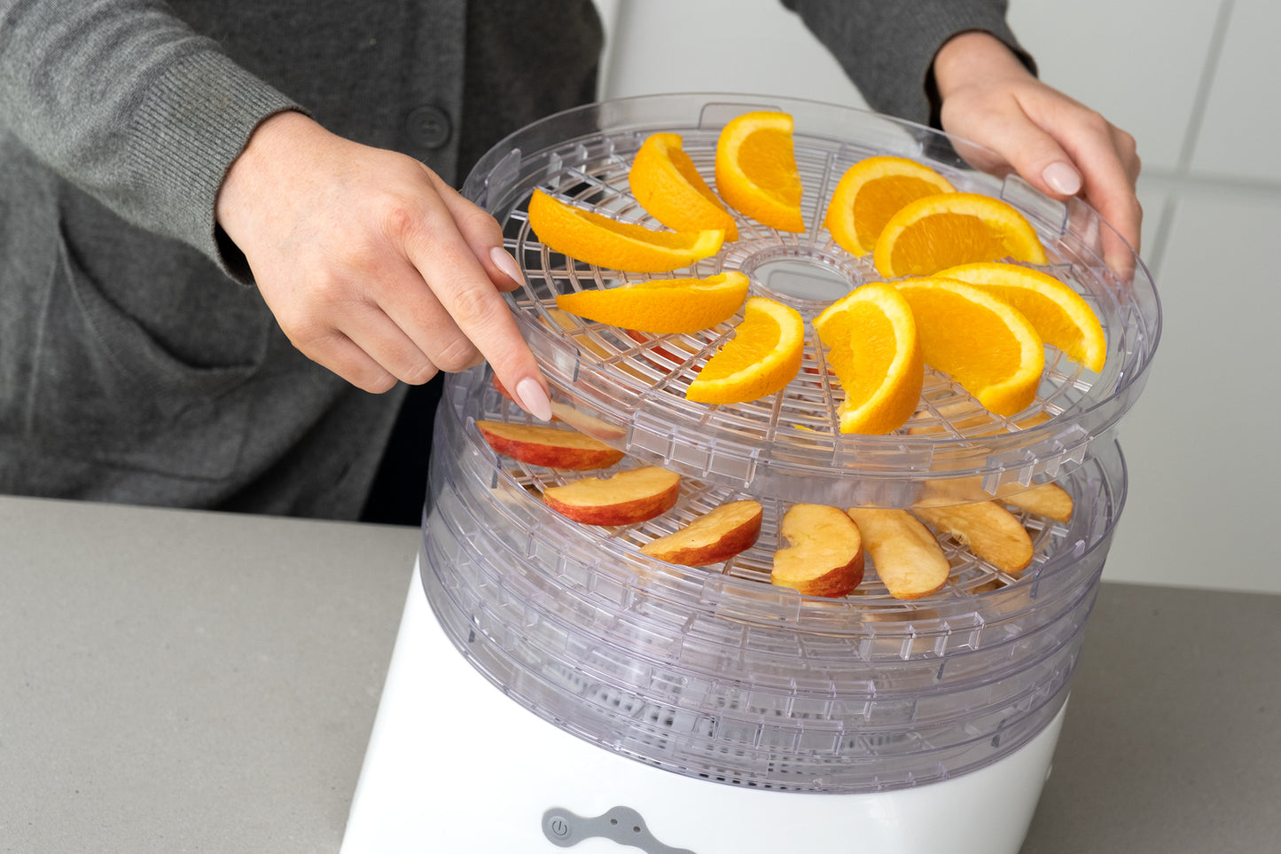 Digital Food Dehydrator/ Dryer/ Preserver w/ 2 Power Level V196-FD1218