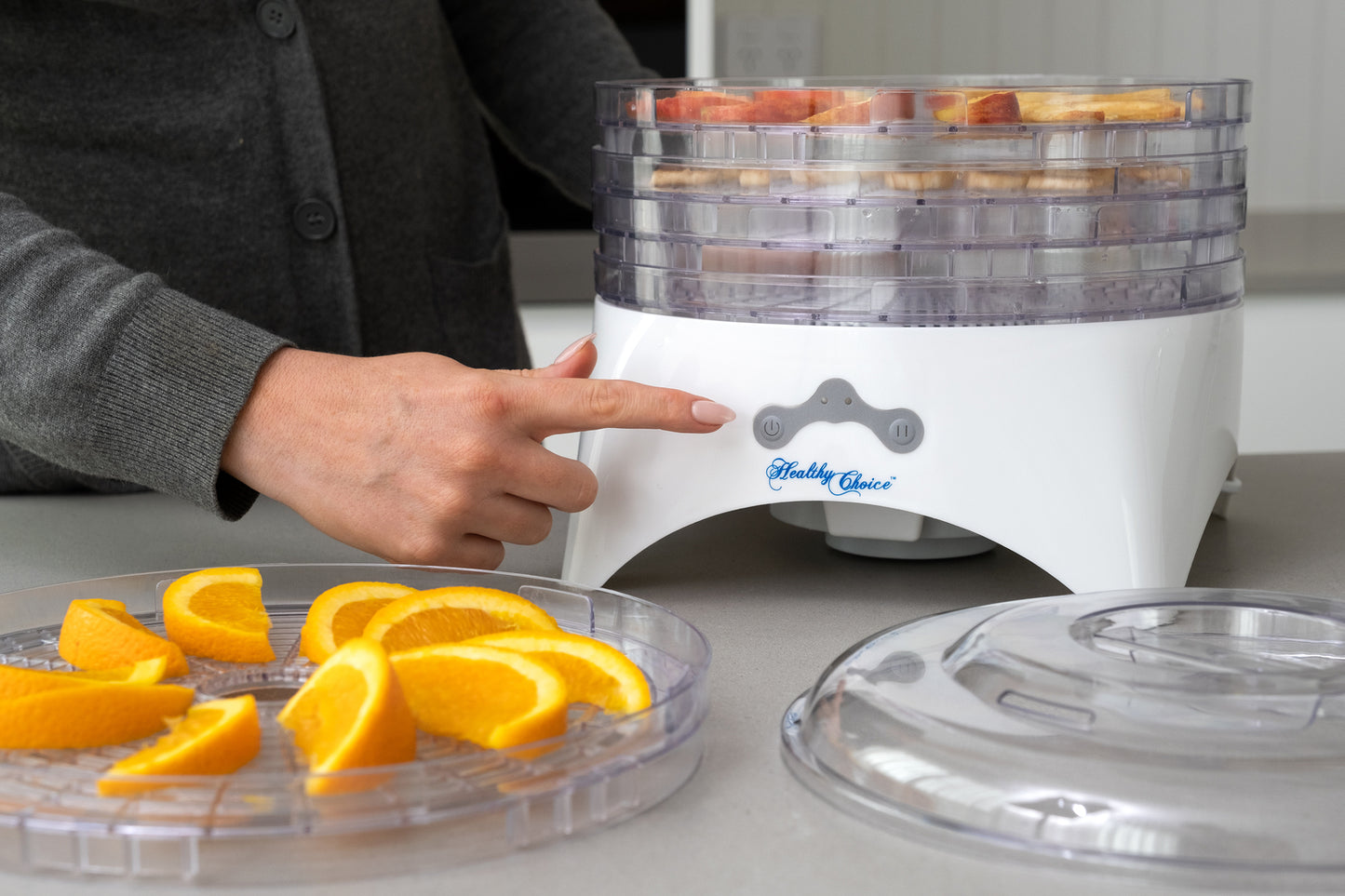Digital Food Dehydrator/ Dryer/ Preserver w/ 2 Power Level V196-FD1218