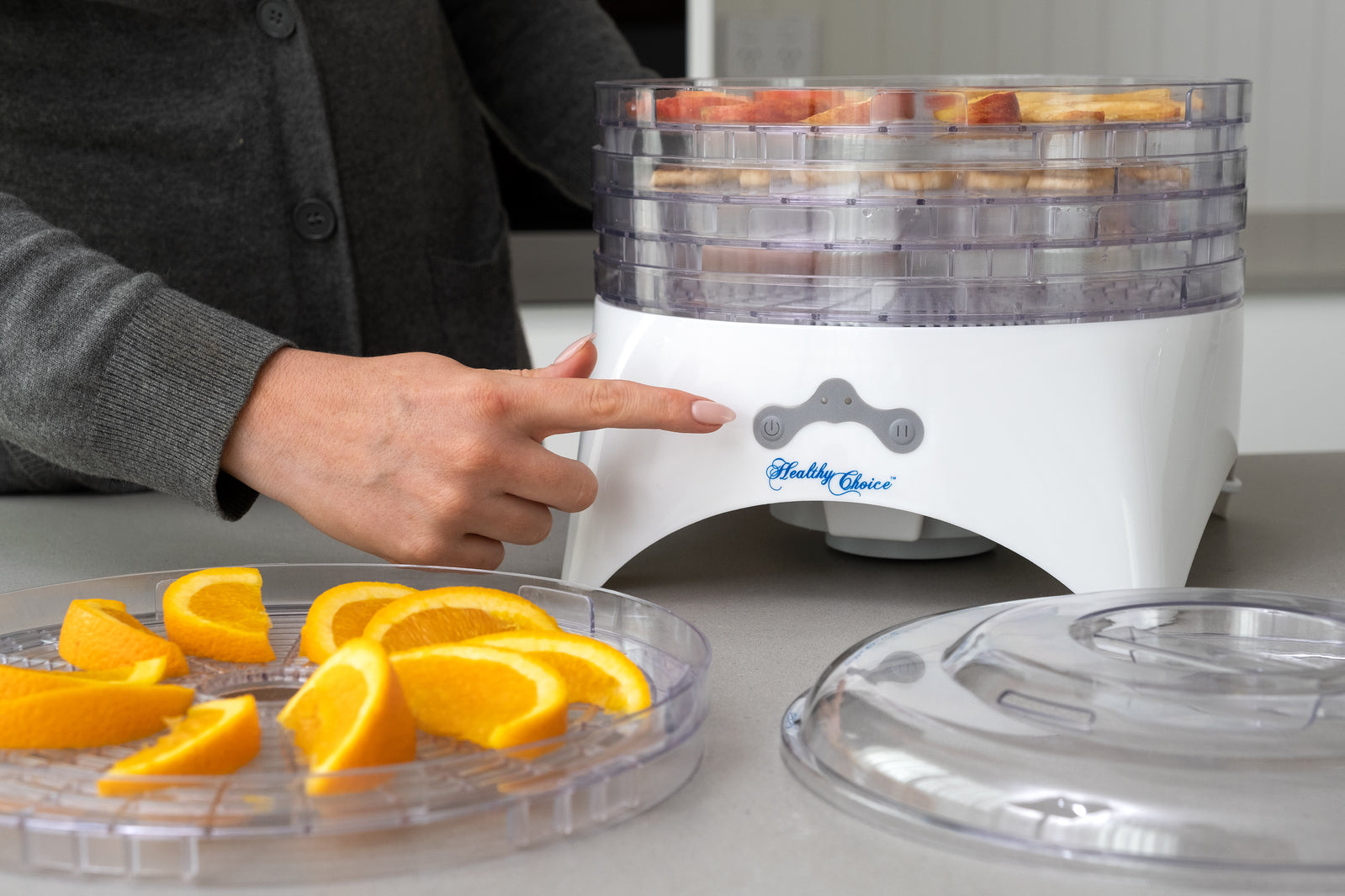 Digital Food Dehydrator/ Dryer/ Preserver w/ 2 Power Level V196-FD1218