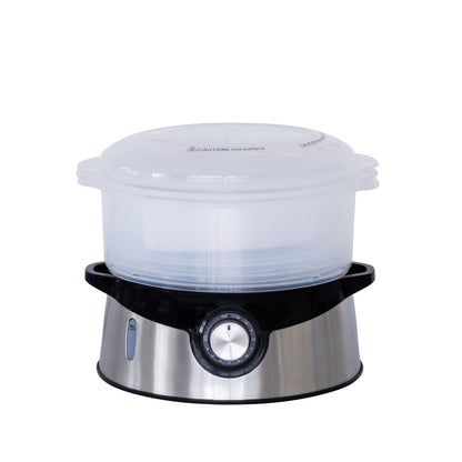 3 Tier Food Steamer with Stainless Steel Base V196-FS100