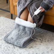 Plush flannel fleece Foot Warmer with 4 Temperature Settings V196-FW32